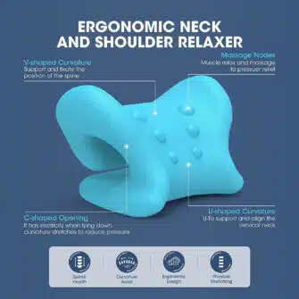 Ergonomic Neck Stretcher for Posture and neck pain relief