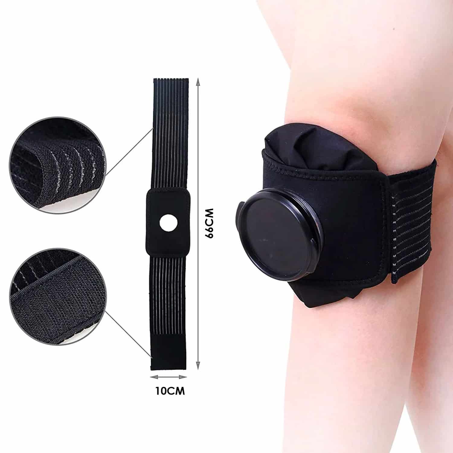 Ice and Heat Pack Reusable Band Strap